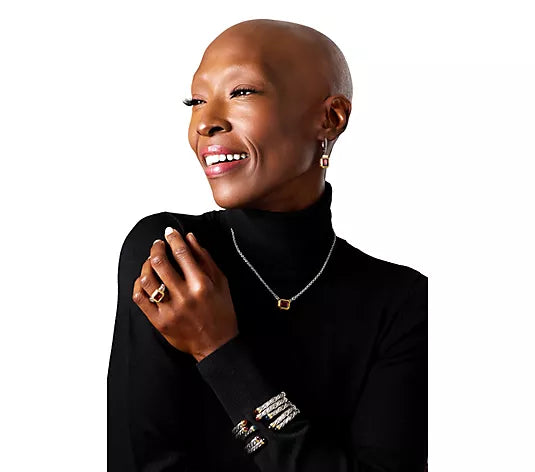 💥Today's Special Only $24.99💍Two-Tone Gemstone Ring