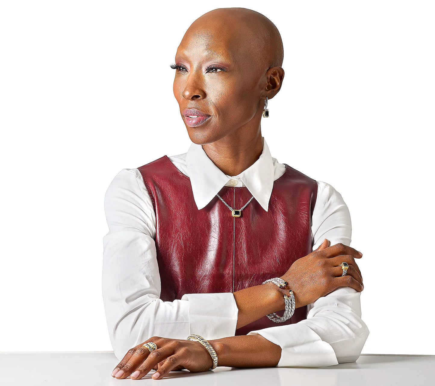 💥Today's Special Only $24.99💍Two-Tone Gemstone Ring