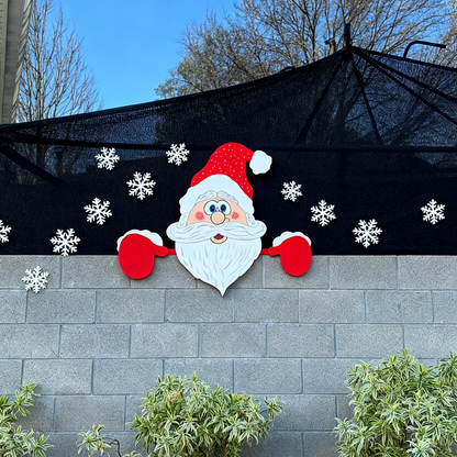 🎅Christmas Fence Peeker - outdoor holiday decoration sign