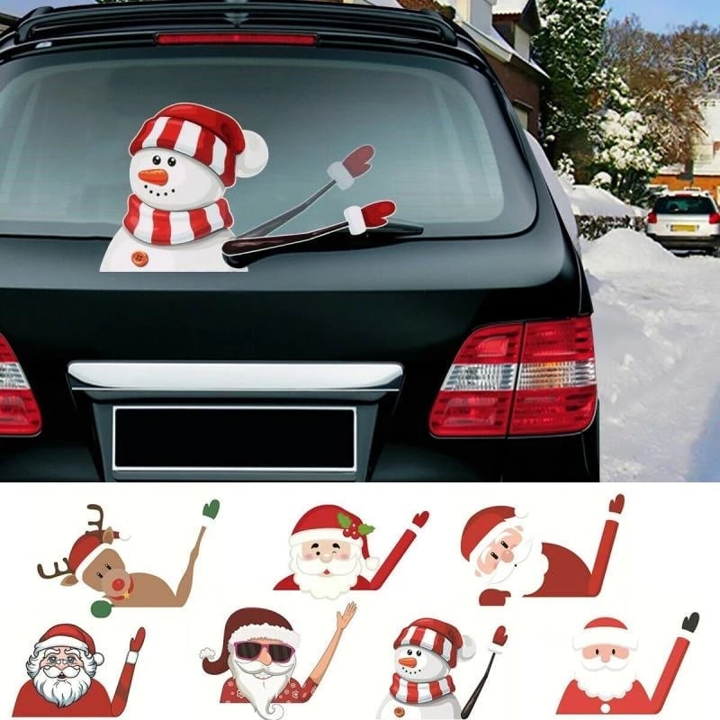 🎅Christmas Car Wiper Sticker⛄(Windshield wipers suitable for all vehicles)