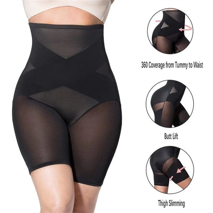 2025 New Cross Compression Abs  Booty High Waisted Shaper
