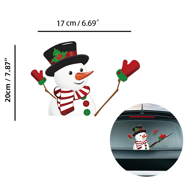 🎅Christmas Car Wiper Sticker⛄(Windshield wipers suitable for all vehicles)