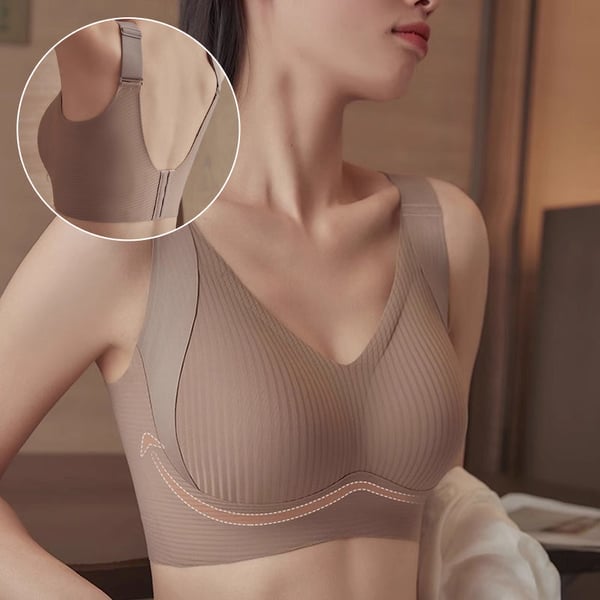 🔥Women's Ribbed  Adjustable Wireless Bra