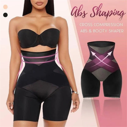 2025 New Cross Compression Abs  Booty High Waisted Shaper