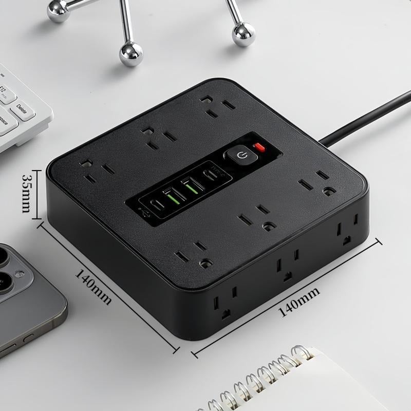 ⚡16-in-1 Power Strip with Switch & Surge Protection,ETL Listed Fireproof Power Strip(BUY 2 FREE SHIPPING)