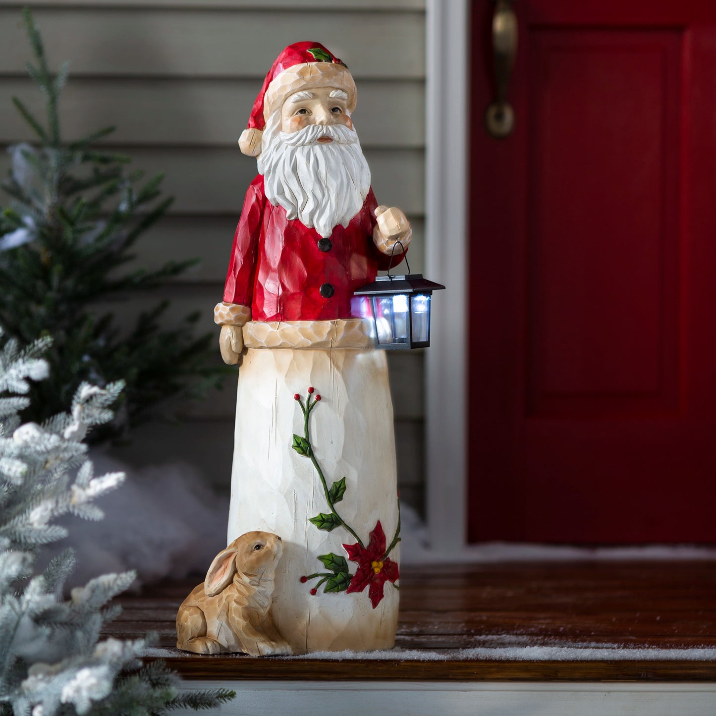 🎄Woodland Snowman with Electronic lamp