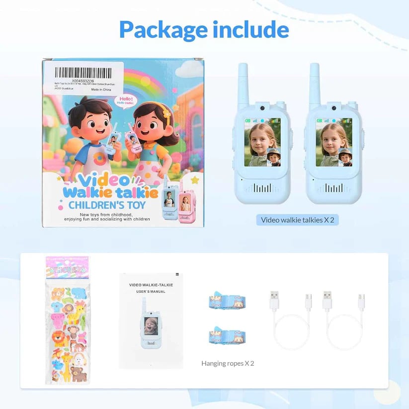 BUY 1 GET 1 FREE📞2 PCS Kids Video Walkie Talkies Toys🎄