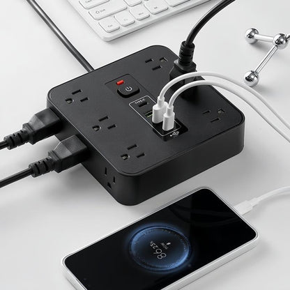 ⚡16-in-1 Power Strip with Switch & Surge Protection,ETL Listed Fireproof Power Strip(BUY 2 FREE SHIPPING)