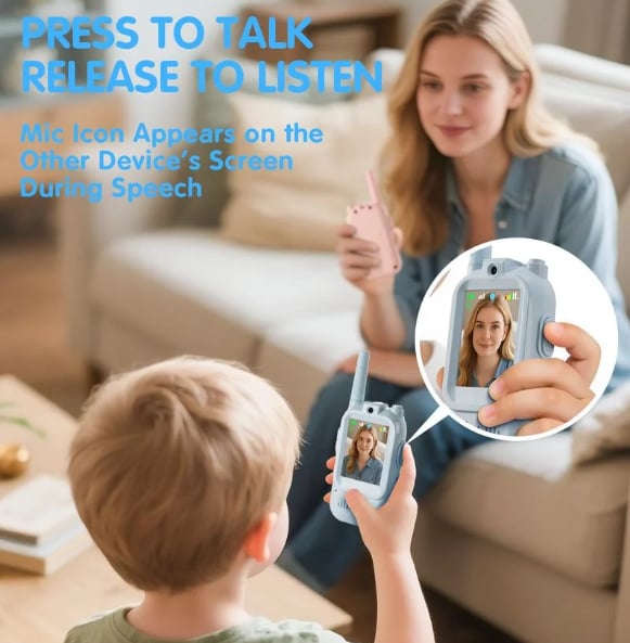 BUY 1 GET 1 FREE📞2 PCS Kids Video Walkie Talkies Toys🎄