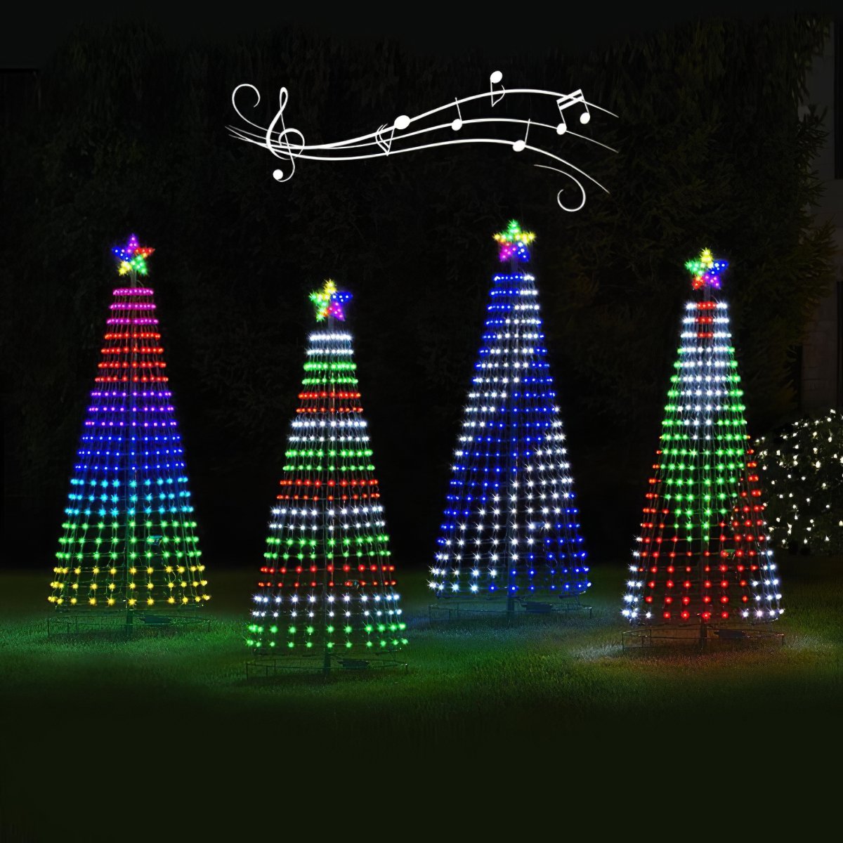 The Choreographed Light Show Tree - Support Bluetooth APP control