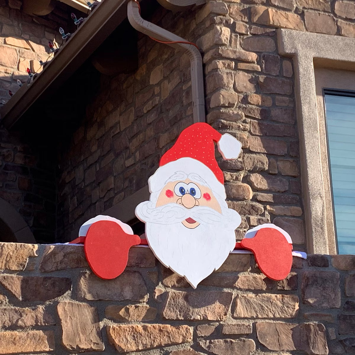 🎅Christmas Fence Peeker - outdoor holiday decoration sign