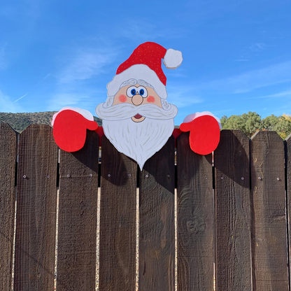 🎅Christmas Fence Peeker - outdoor holiday decoration sign