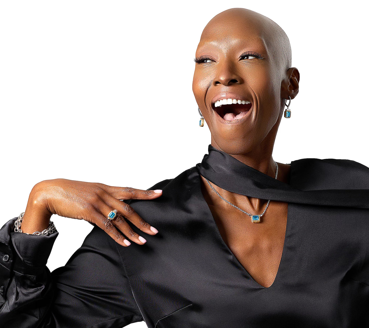 💥Today's Special Only $24.99💍Two-Tone Gemstone Ring