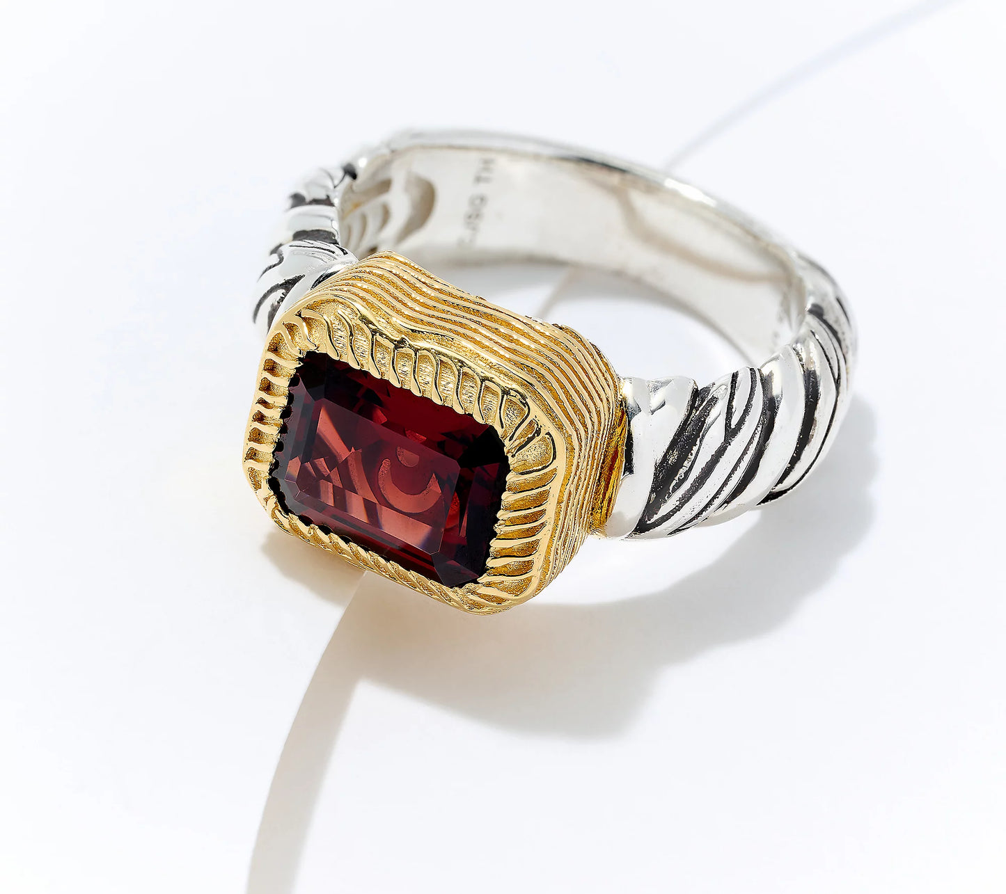 💥Today's Special Only $24.99💍Two-Tone Gemstone Ring